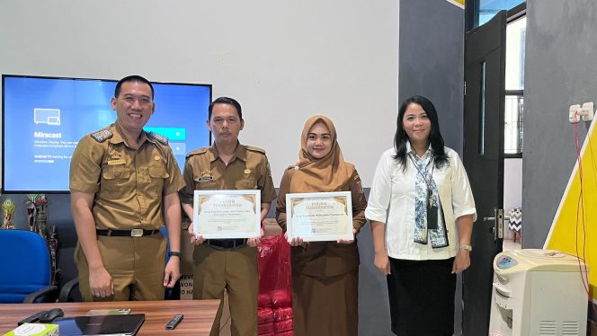 Dinas Kominfotiksan Bersama BPS Pesawaran Gelar Bimtek Pemahaman Rekomendasi dan Metadata Statistik