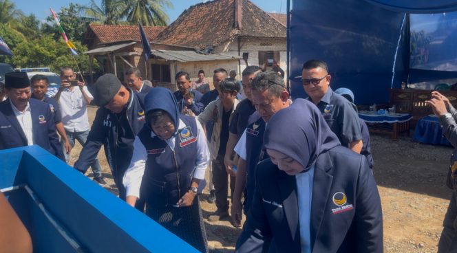 Bantuan Sumur Bor di Pesawaran, Bukti Nyata NasDem Melayani Masyarakat
