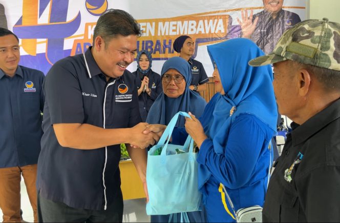 Momentum HUT NasDem Ke-14, M.Nasir Ajak Kader Konsisten Bawa Arus Perubahan