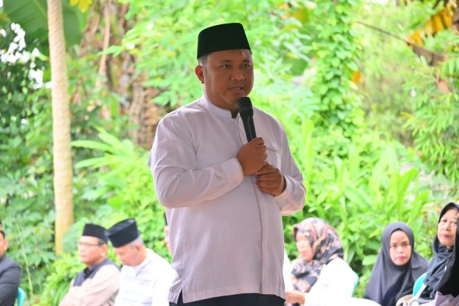 Wabup Pesawaran Hadiri Peringatan Isra Mi’raj di Ponpes Al Wujudi, Dimeriahkan Ginanjar dan Tausiyah Ustaz Dadang Mubarok