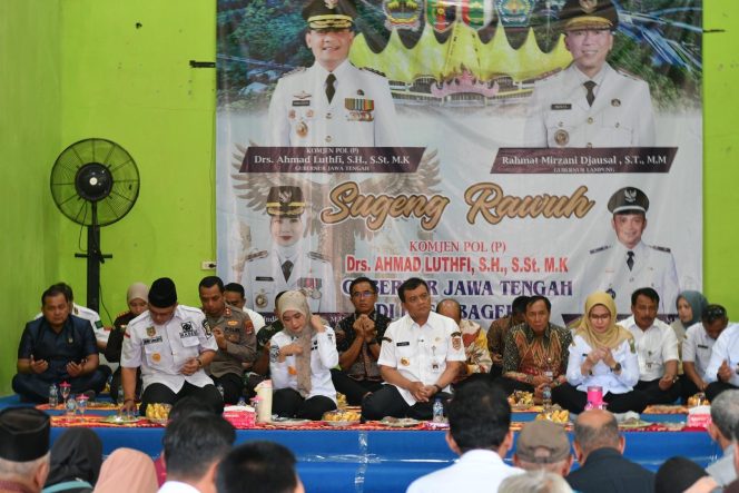 Menapaki Jejak Transmigrasi, Gubernur Jawa Tengah Silaturahmi Bersama Keluarga Transmigran di Desa Bagelen